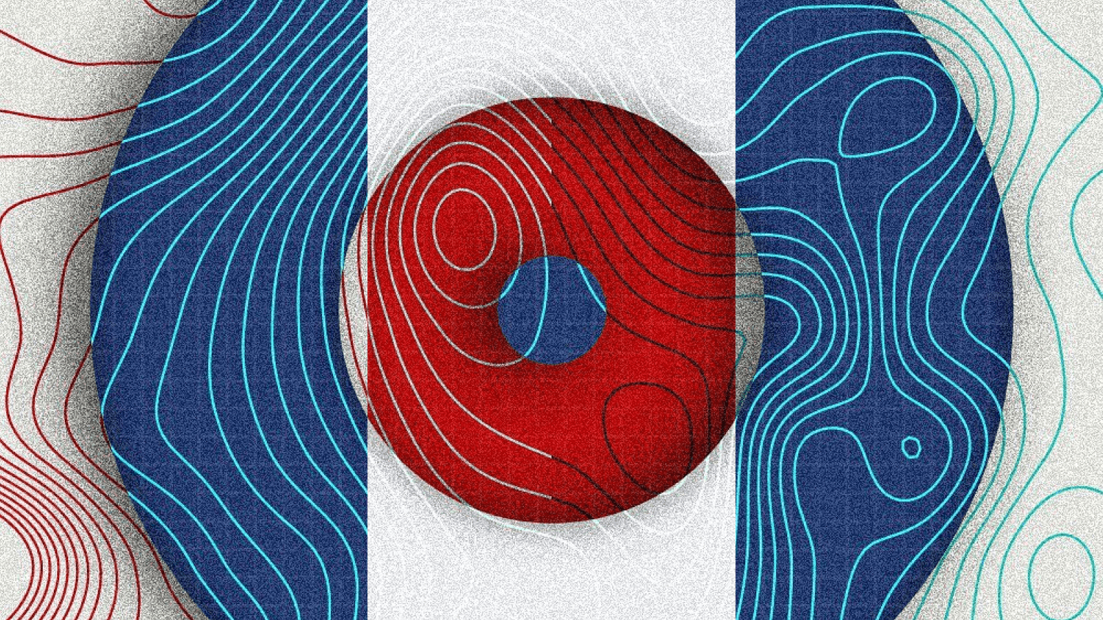 100 kilómetros — Bathymetry cover